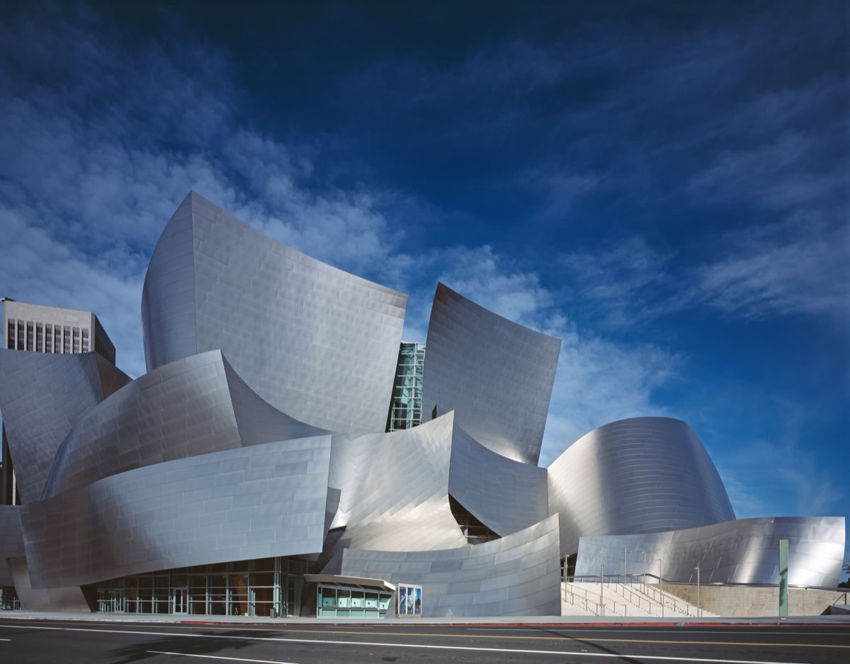 Walt Disney Concert Hall in downtown Los Angeles