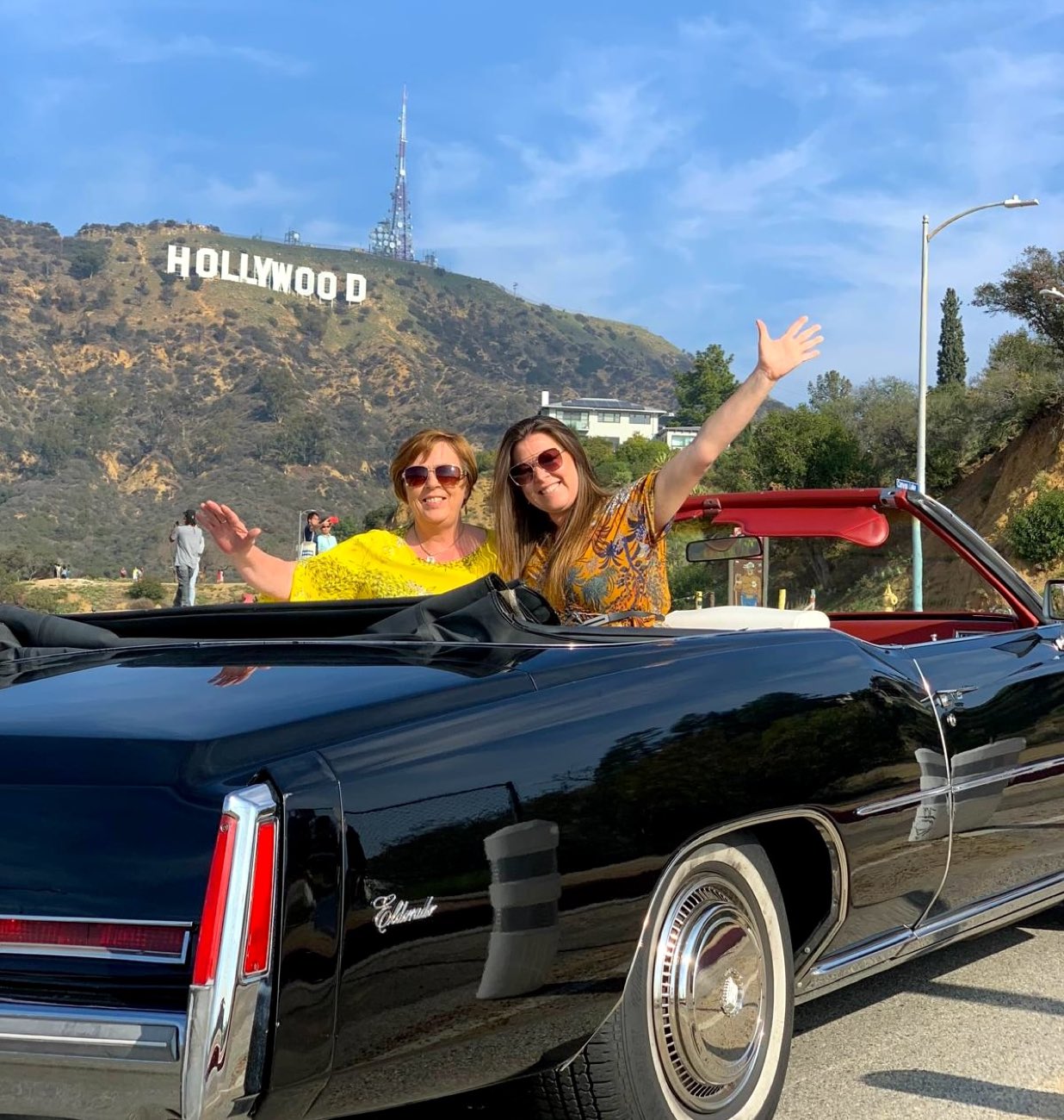 Family enjoying luxury tour of Los Angeles