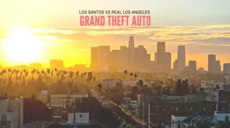 GTA 5 Tour Los Santos vs The Real Los Angeles