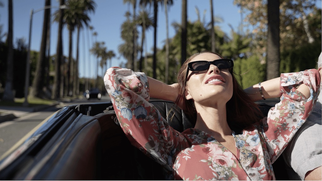 Family enjoying luxury tour of Los Angeles