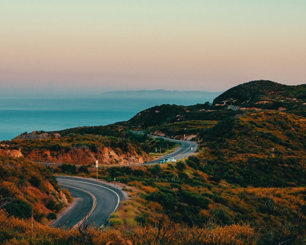 Phot of the Pacific Coast Highway, Malibu, California