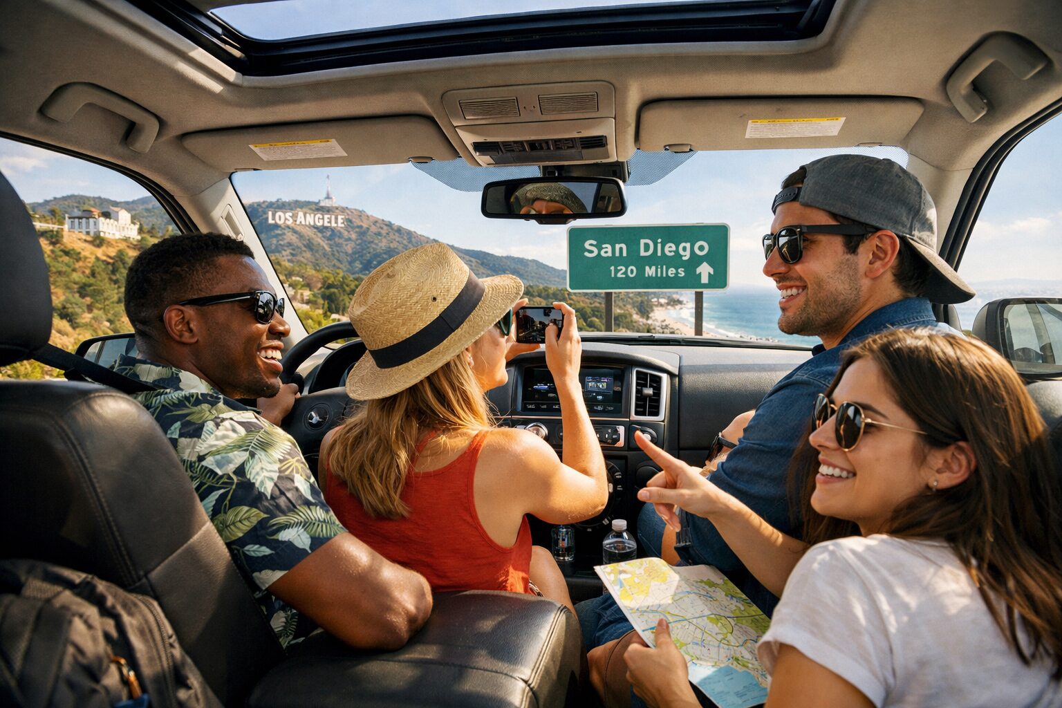 Day Trip From Los Angeles To San Diego In A Luxury SUV Car