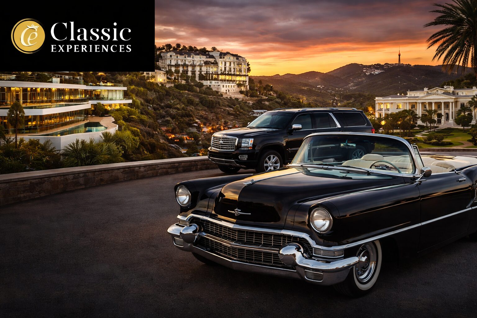 Family enjoying luxury tour of Los Angeles